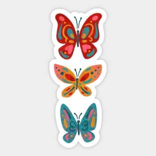 Butterfly Trio Sticker